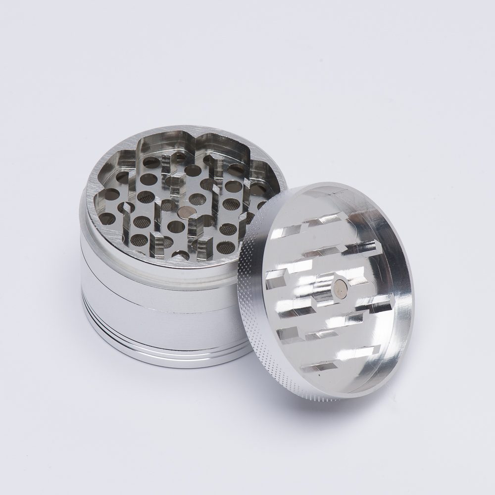 zilveren wiet grinder
