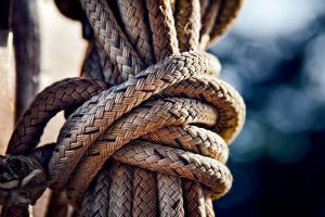 Rope made of hemp