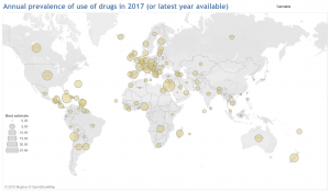 Use of cannabis worldwide